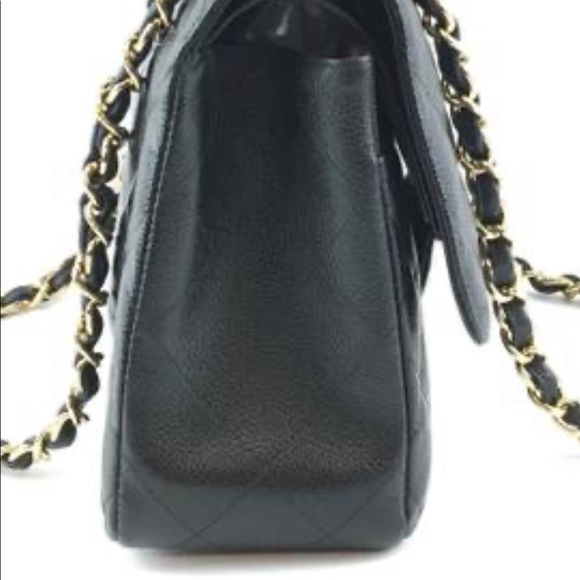 Chanel jumbo classic flap caviar calfskin leather - Picture 7 of 11